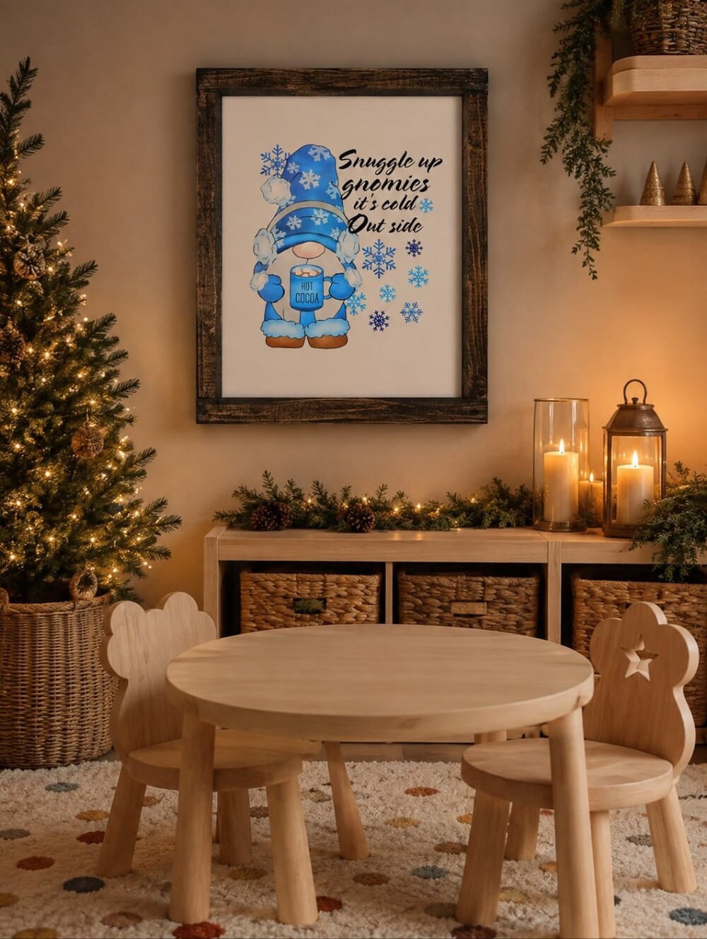 Framed canvas art